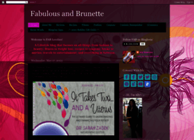 Fabulousandbrunette.blogspot.com