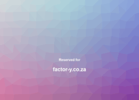 factor-y.co.za
