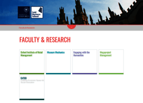 Faculty-research.sbsblogs.co.uk