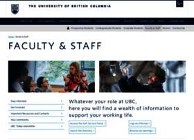 Faculty-staff.ubc.ca