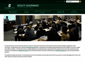 Facultygovernance.uncc.edu