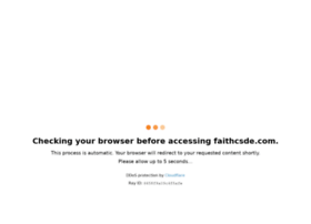 Faithcsde.com
