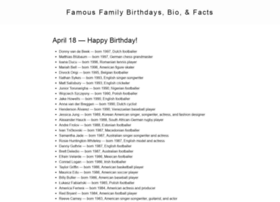 Famousfamilybirthdaysbiofacts.com