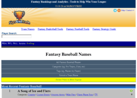 Fantasybaseballnames.com