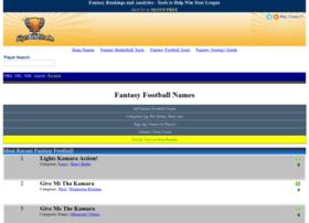 Fantasyfootballnames.com