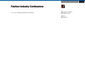 fashionindustryconfessions.tumblr.com