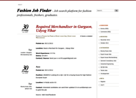 Fashionjobfinder.wordpress.com