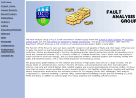 Fault-analysis-group.ucd.ie