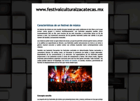 festivalculturalzacatecas.mx
