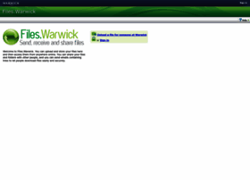 Files.warwick.ac.uk