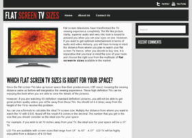 flatscreentvsizes.org