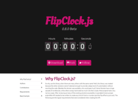 Flipclockjs.com