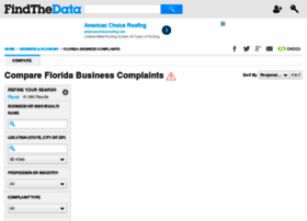 florida-business-complaints.findthedata.org