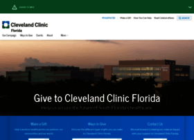Floridacampaign.clevelandclinic.org
