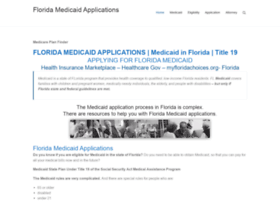 Floridamedicaidapplications.com