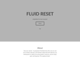 Fluidreset.splashthat.com
