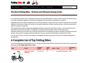 Foldingbike20.com