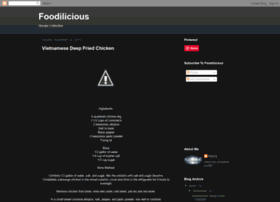 Foodilicious-foodlover.blogspot.com