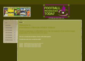 footballprogrammestoday.com