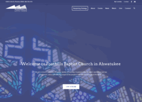 Foothillsbaptist.org