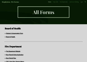 Forms.hopkintonma.gov
