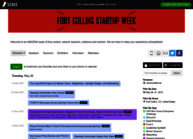 Fortcollinsstartupweek2015.sched.org
