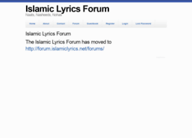 Forum.islamiclyrics.net