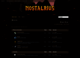 Forum.nostalrius.org