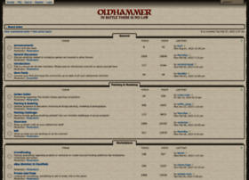 Forum.oldhammer.org.uk