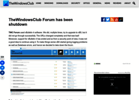 Forum.thewindowsclub.com