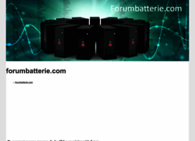 forumbatterie.com