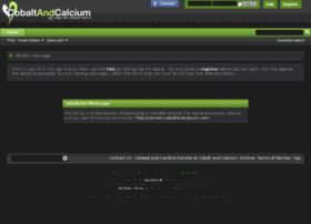 forums.cobaltandcalcium.com