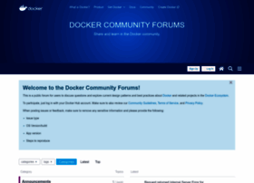Forums.docker.com
