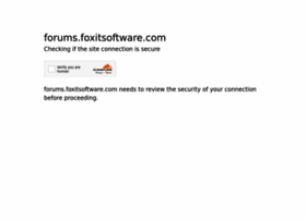 forums.foxitsoftware.com