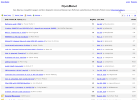 Forums.openbabel.org