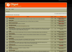 Forums.osgrid.org