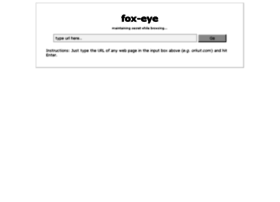 fox-eye.appspot.com