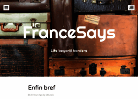 Francesays.com
