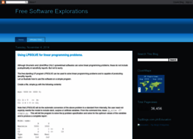 Free-software-explorations.blogspot.com