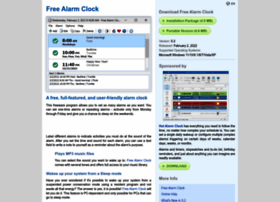 freealarmclocksoftware.com