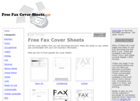 freefaxcoversheets.org