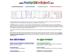 freemathworksheets.net
