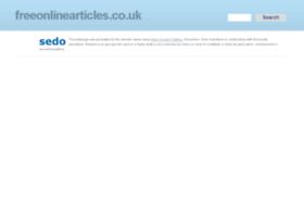 freeonlinearticles.co.uk