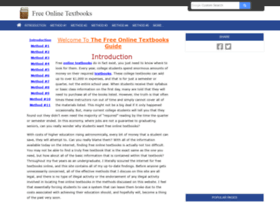 freeonlinetextbooks.net