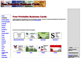 freeprintablebusinesscards.net