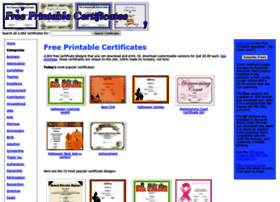 freeprintablecertificates.net