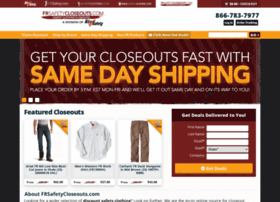 Frsafetycloseouts.com