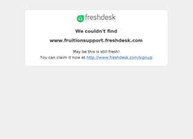 Fruitionsupport.freshdesk.com