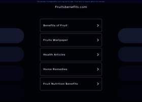 fruitsbenefits.com