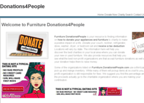 Furniture.donations4people.com